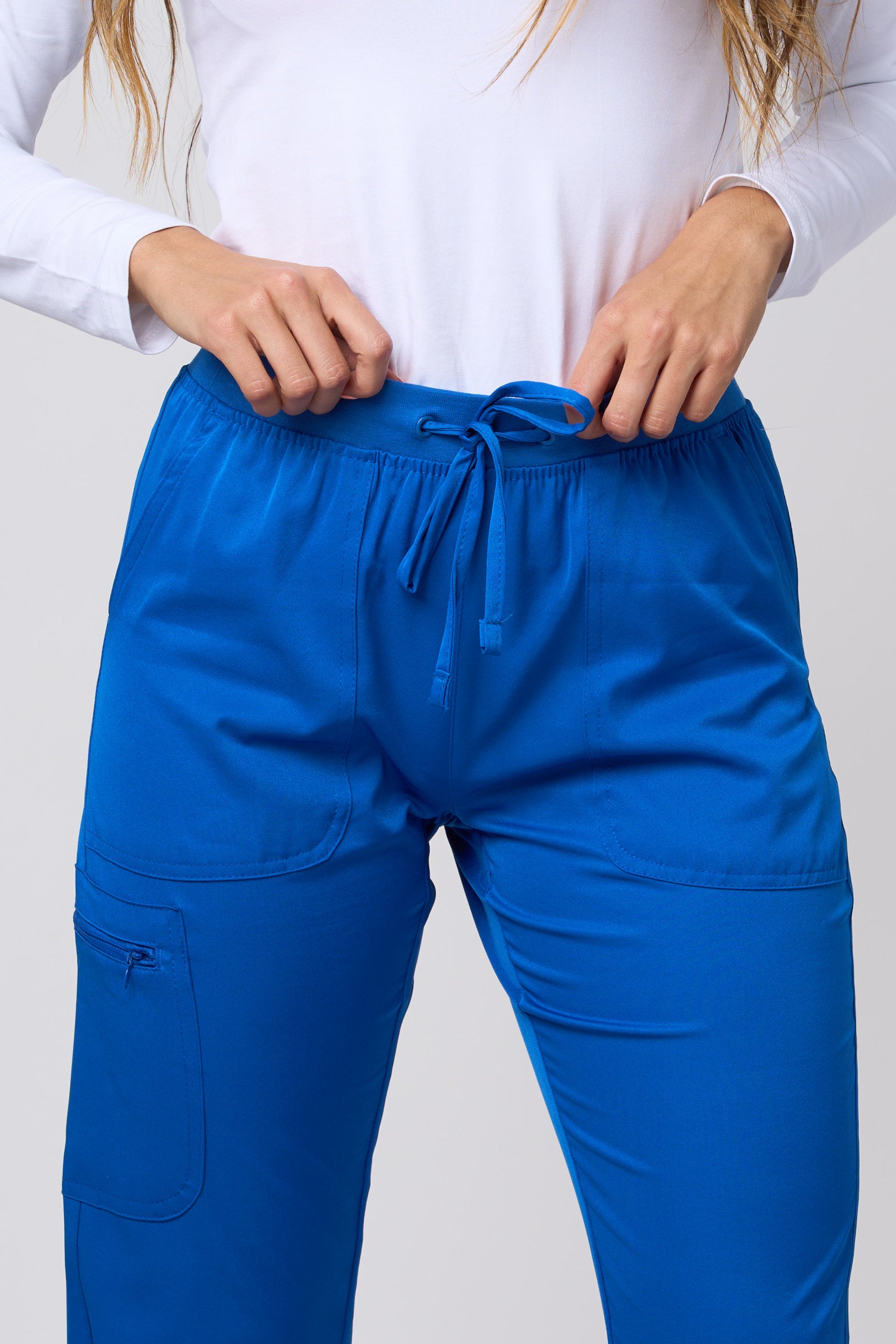 JOGGING PANTS 4 WAY STRETCH ROYAL