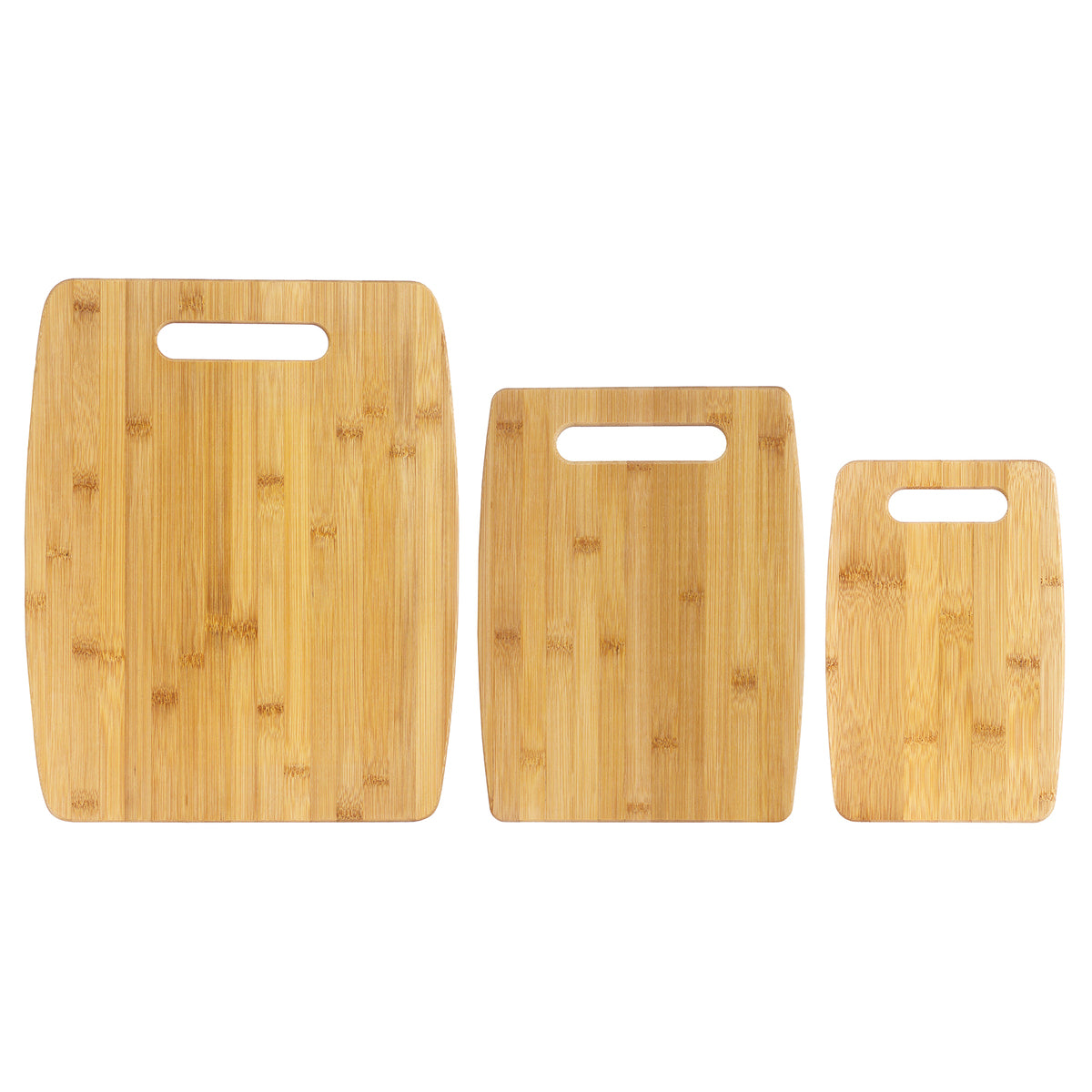 3PC BAMBOO CUTTING BOARD SET