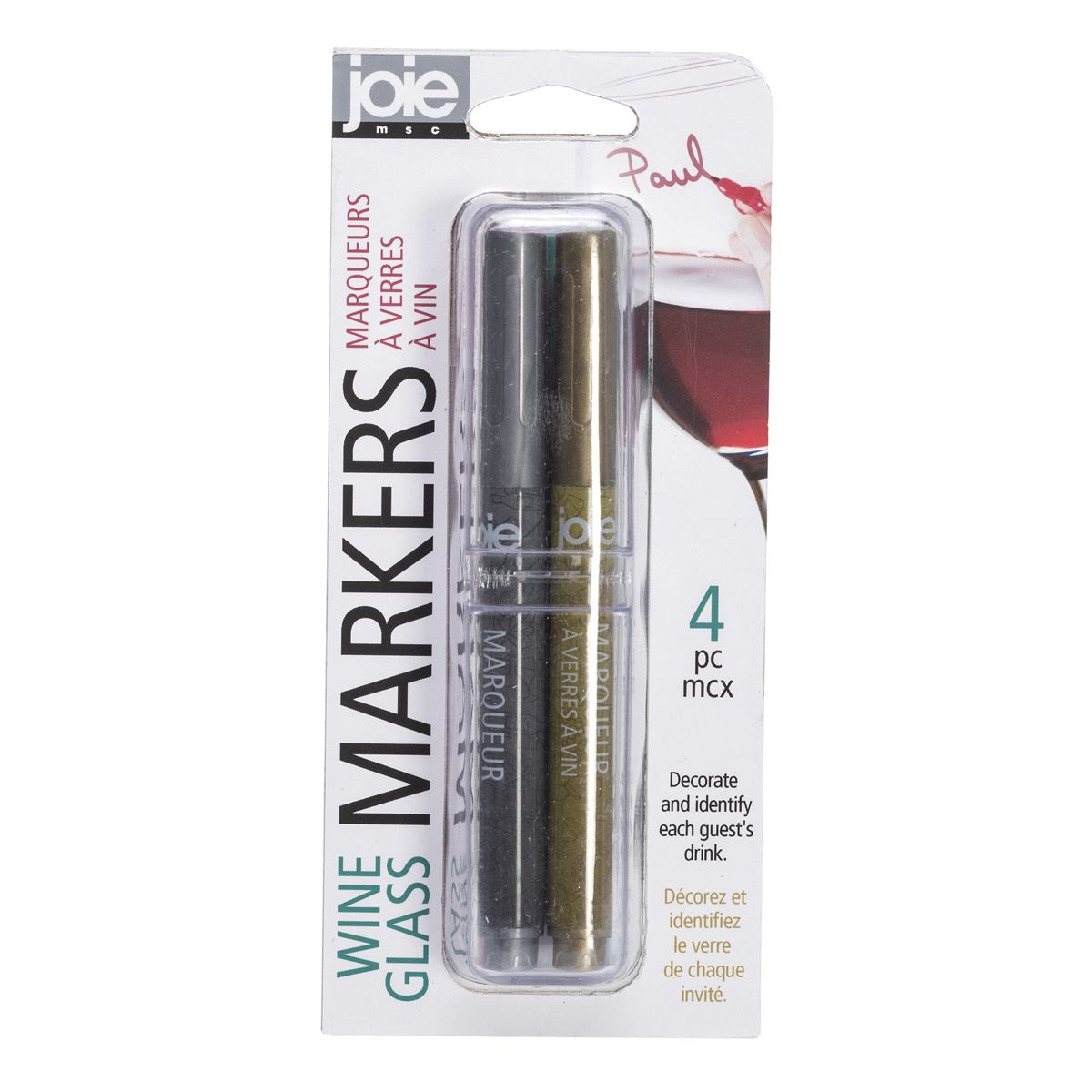 Joie Wine Glass Markers Set of 4