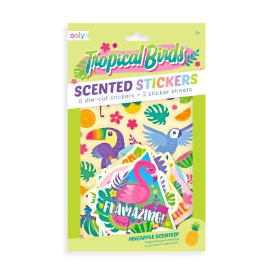 Scented scratch stickers