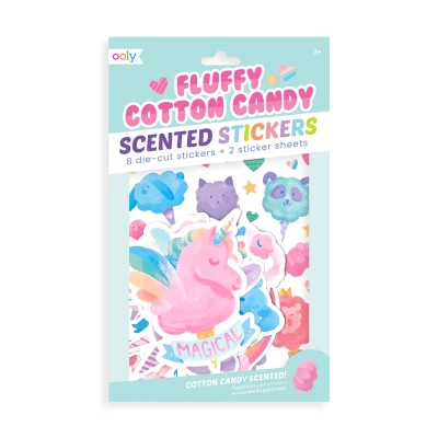 Scented scratch stickers