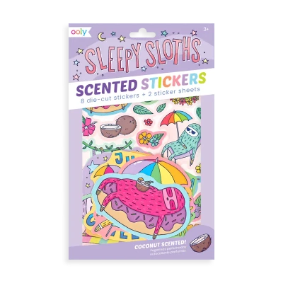 Scented scratch stickers