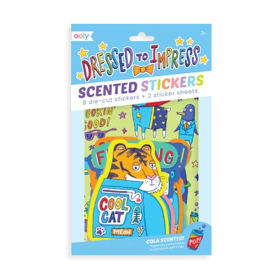 Scented scratch stickers