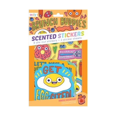 Scented scratch stickers