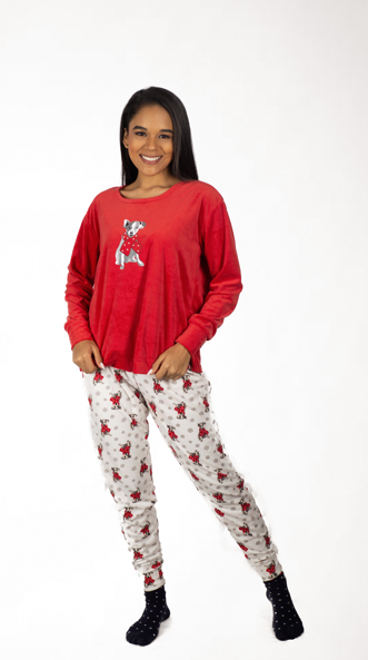 Stolen moments pajama set red