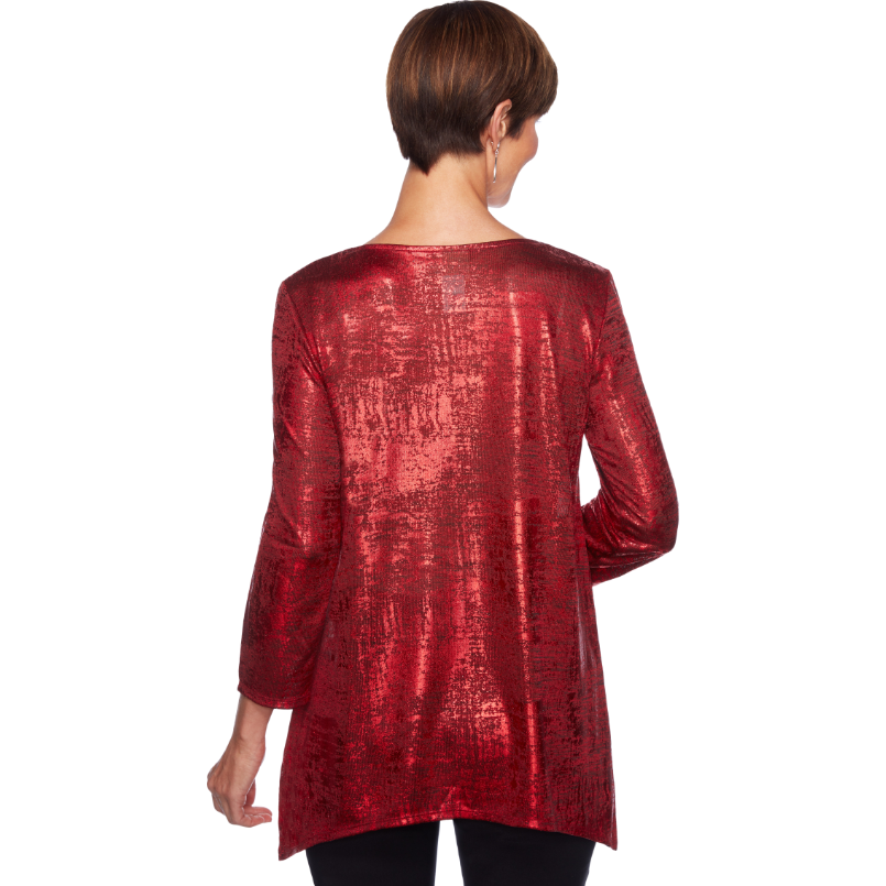 Blusa Manga Larga Roja Ruby Rd