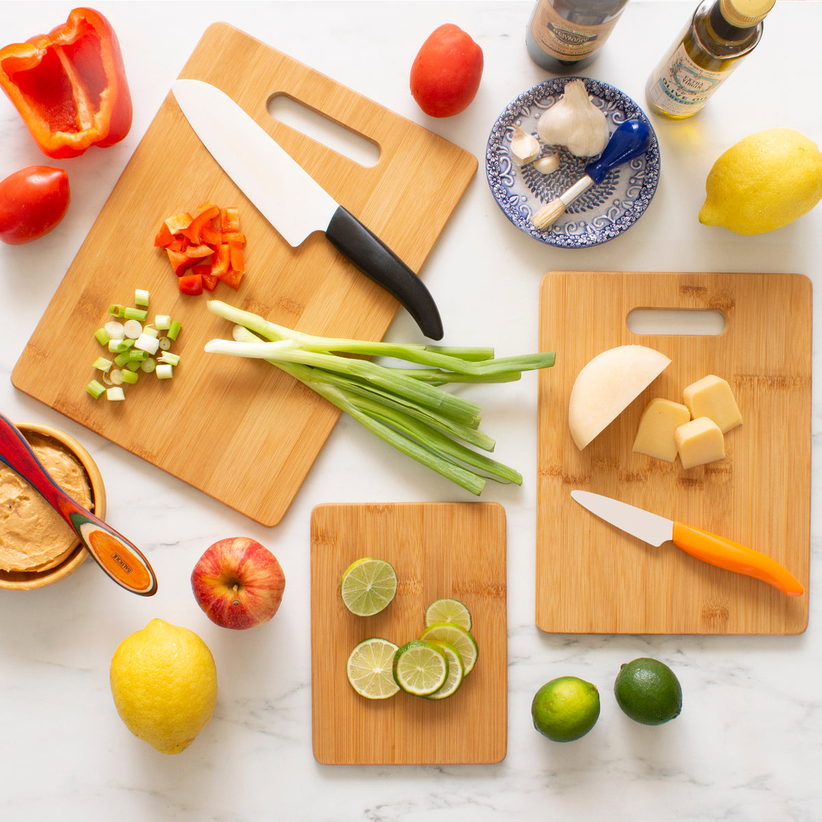 BAMBOO CUTTING BOARD 3 PC SET