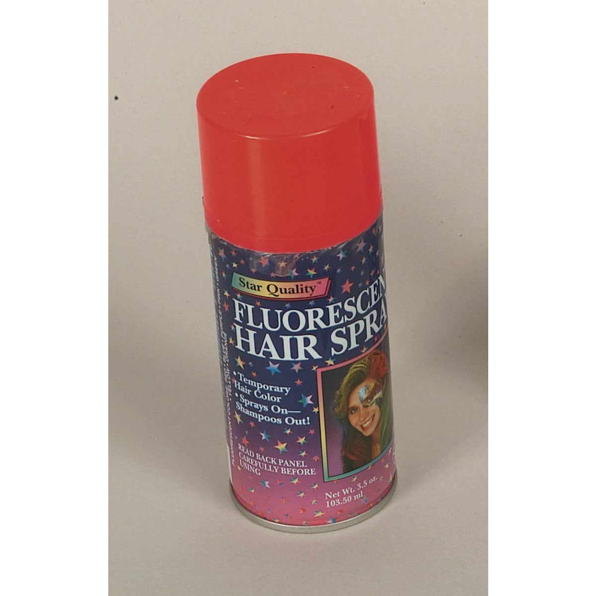 Bright color hairspray Red