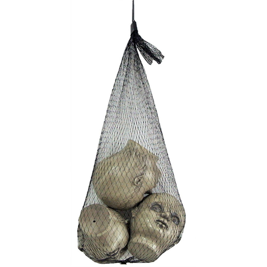 BAG OF DOOL´S HEANDS IN MESH BAG