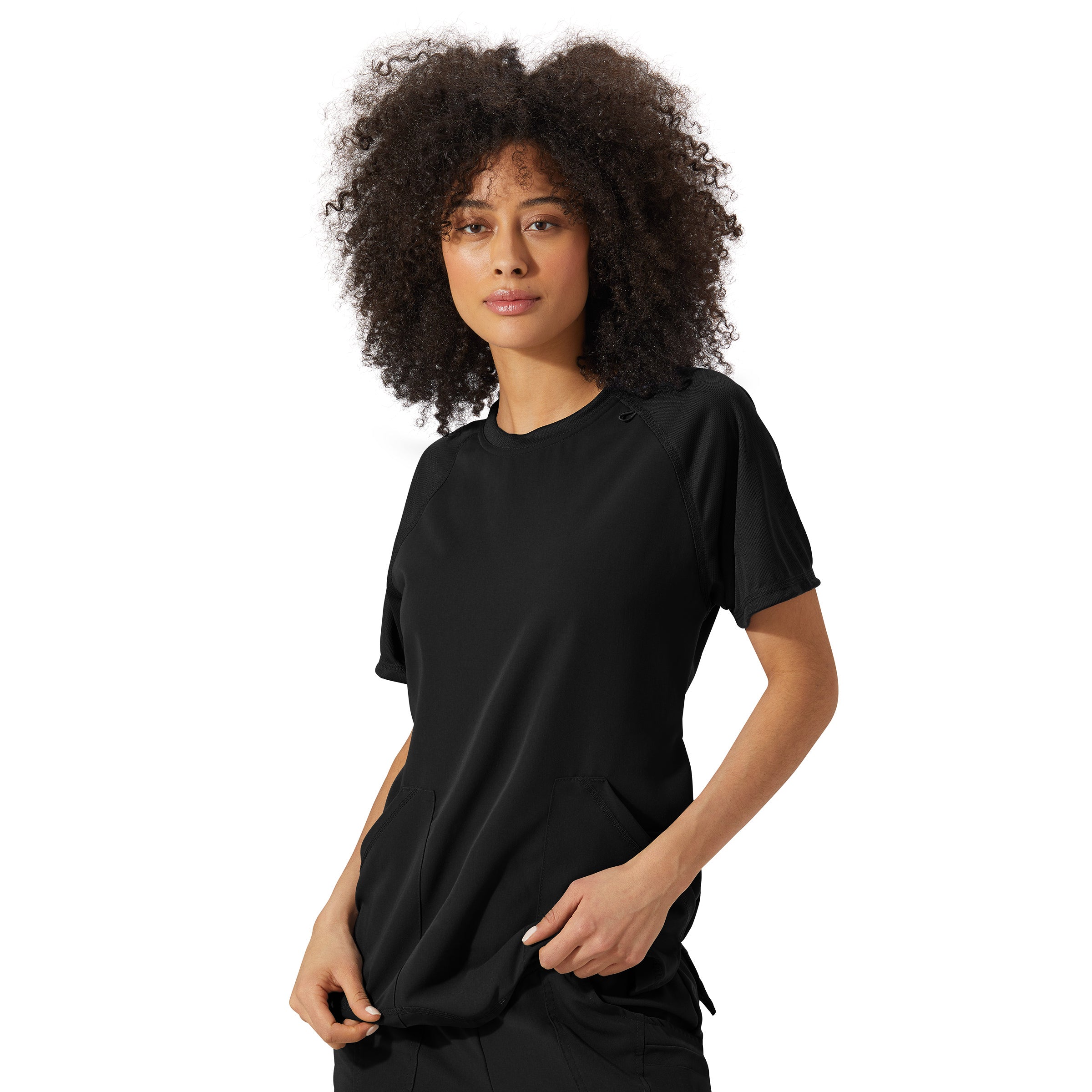 Uniforme Jockey cuello circular Negro