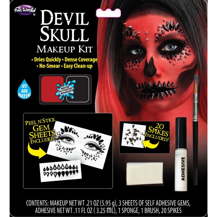 Devil Skulls Makeup Kit