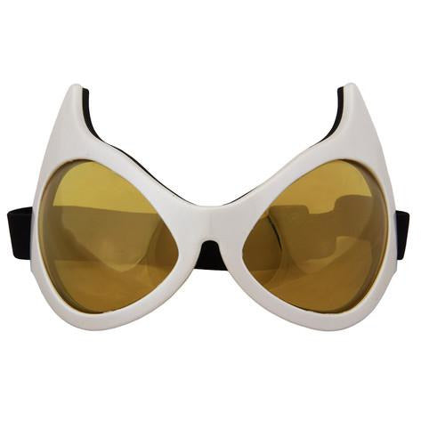 CAT EYE GOGGLES WHITE /GOLD