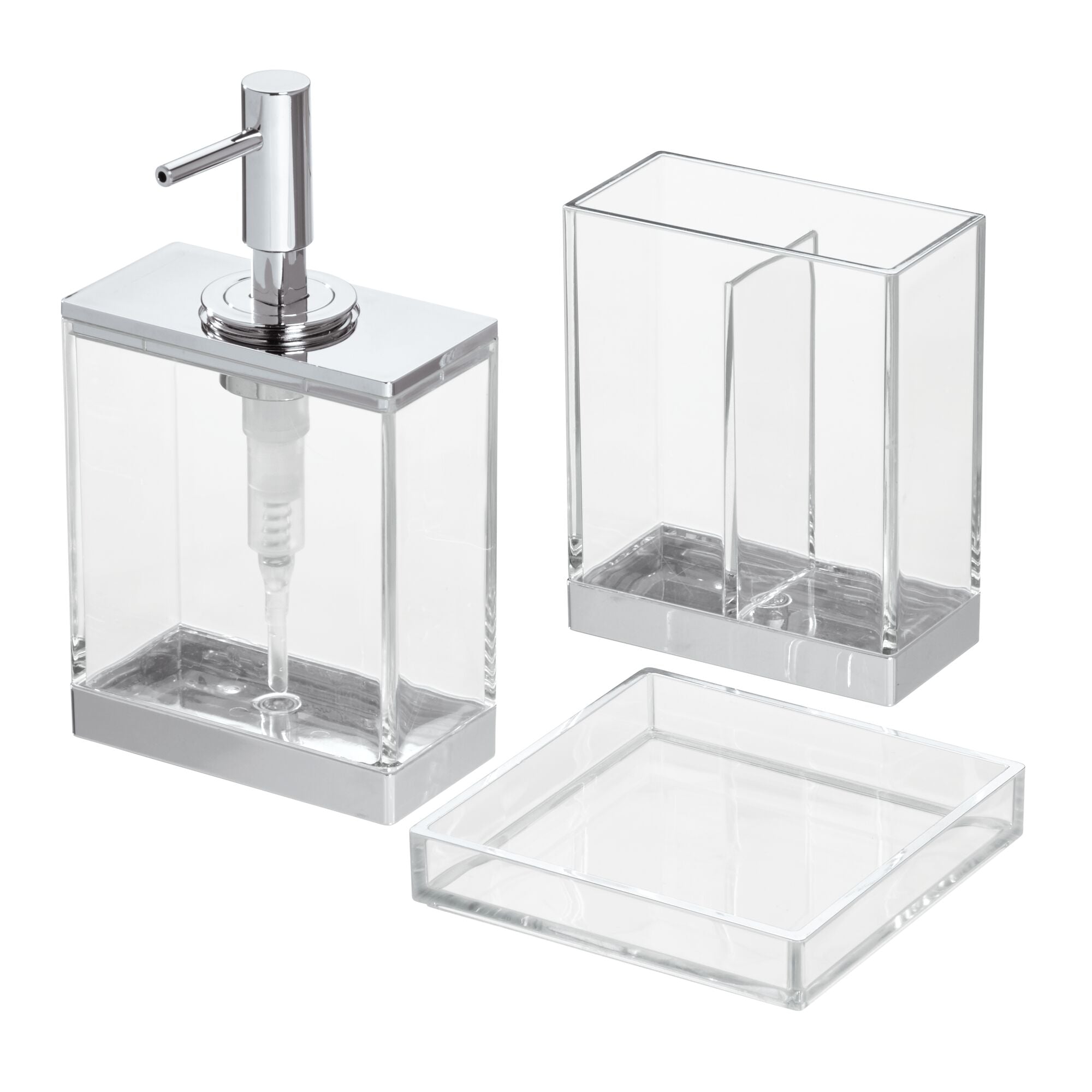 Set de 3 accesorios de baño