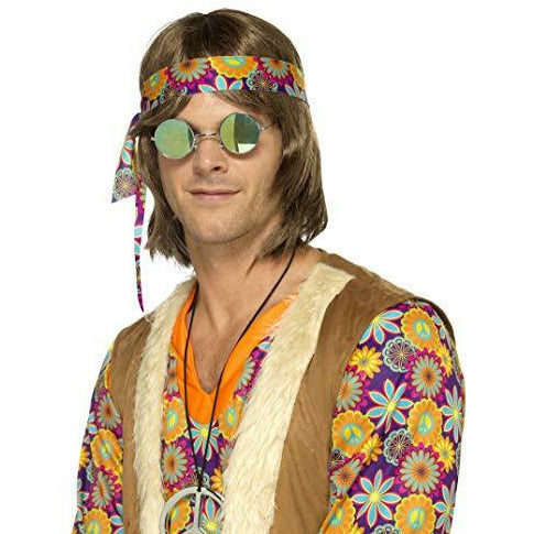 Hippie specs mirrored green & blue