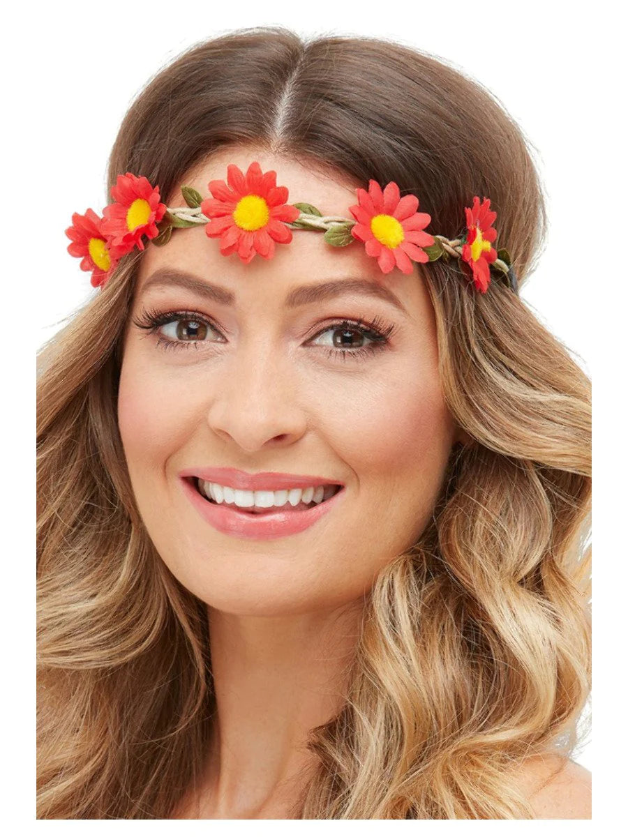 Hawaiian / Hippie Daisy Chain Headband, Assorted