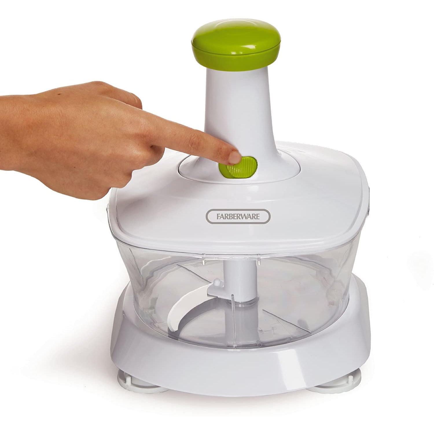 Rice-n-Slice Manual Vegetable Ricer White/Green