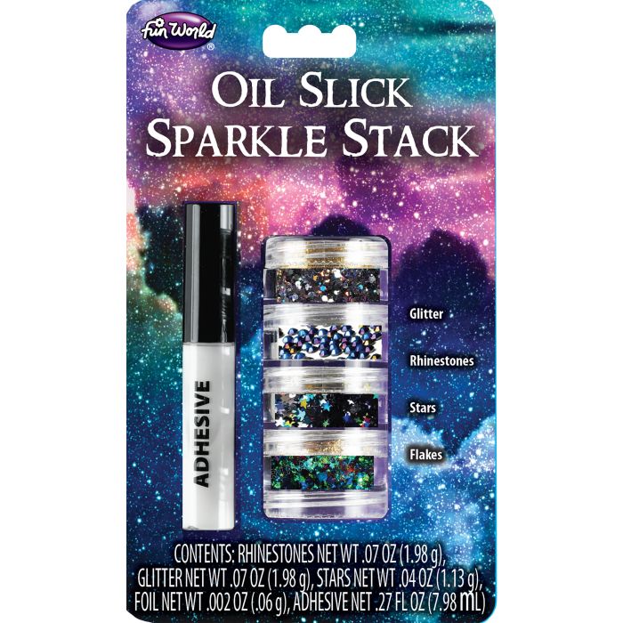 OIL SLICK SPARKLE STACK