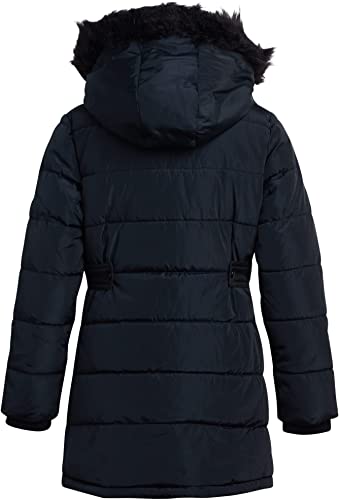 Quilted Anorak W/Oversized Zip Black