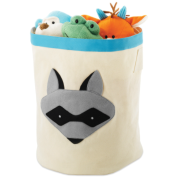 Kid´s Canvas Storage Bin Raccon
