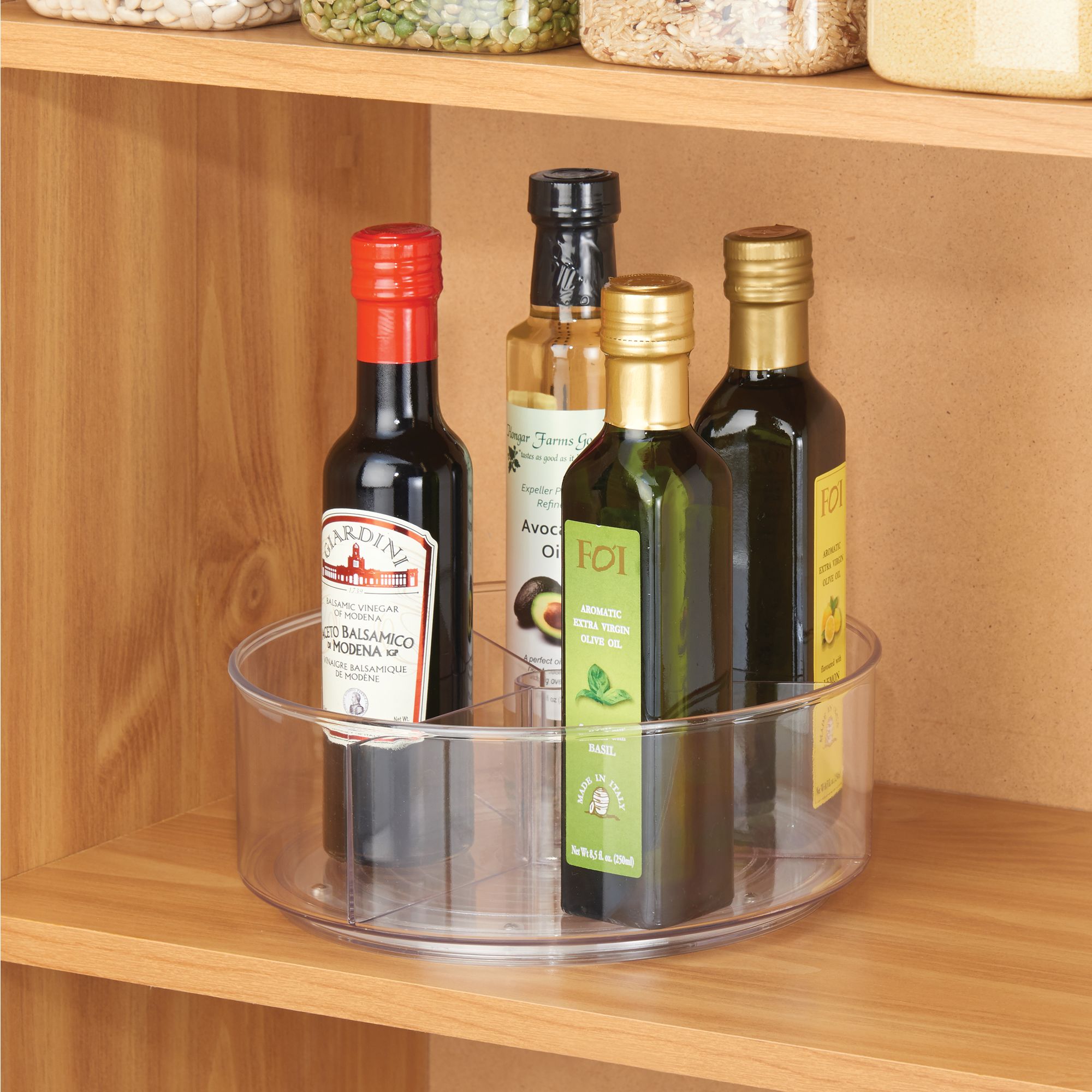 Mesa giratoria dividida 9.3" x 4.25H