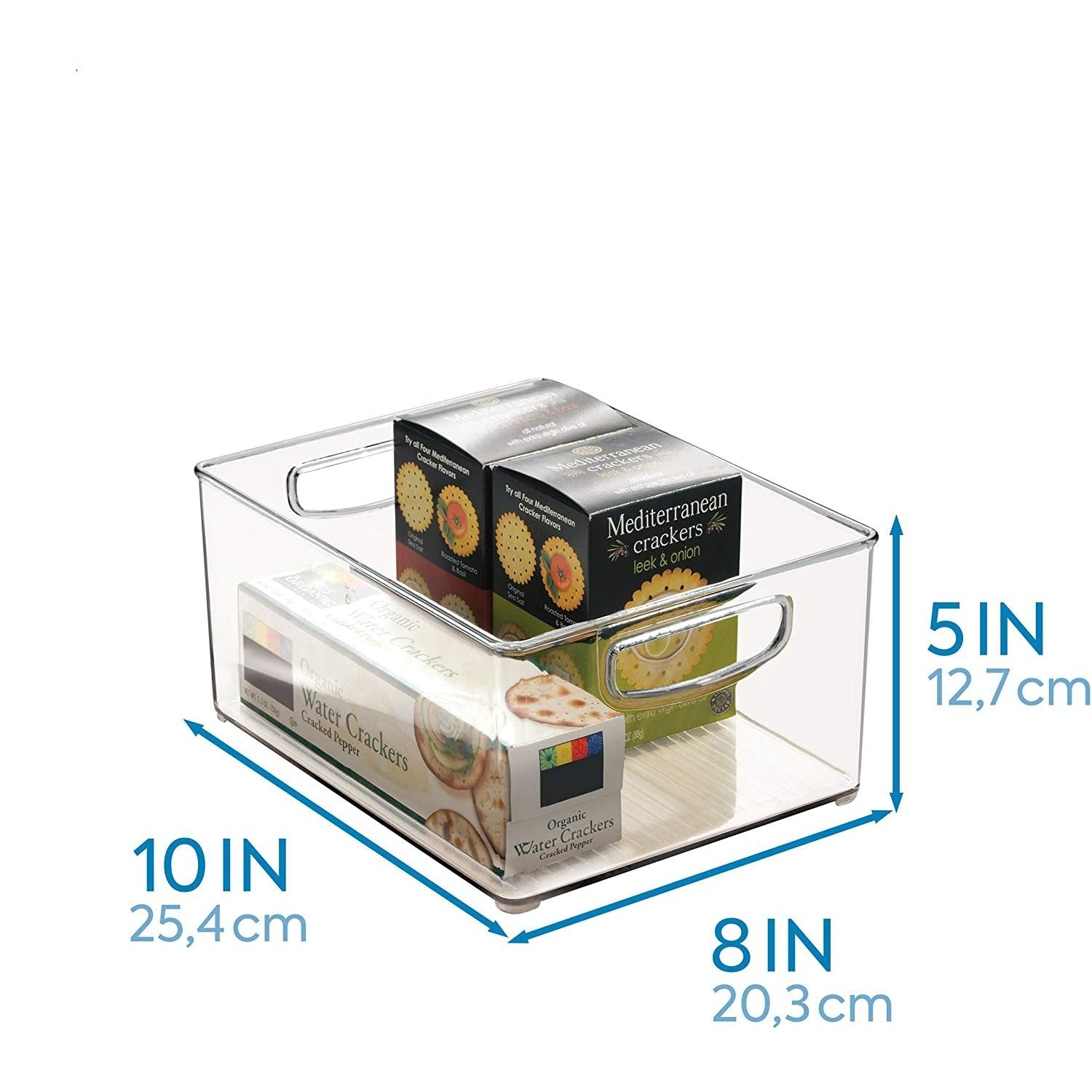 Clear Linus Bin 10 x 8 x 5"m