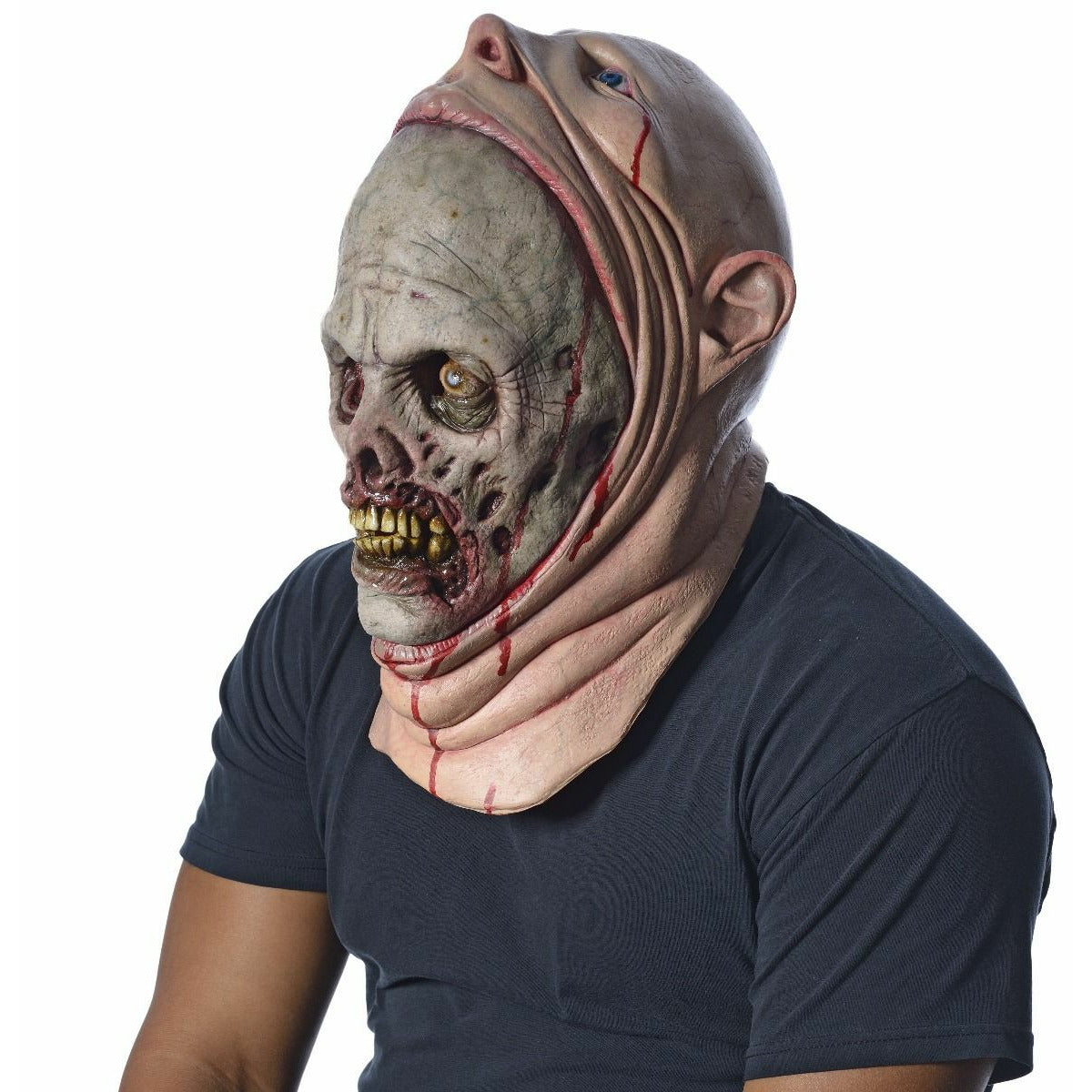 Adult Skinned Over Head Latex Mask