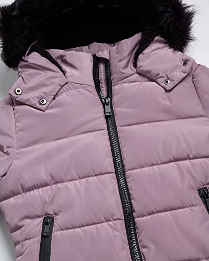 Quilted Anorak W/Oversized Zi Quail