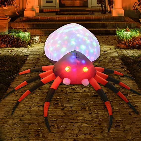 4 FT Inflatable Red Legged Spider