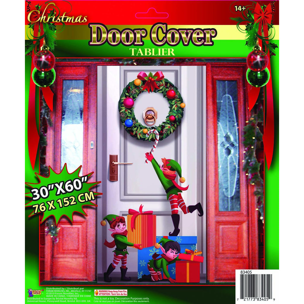 CHRISTMAS DOOR COVER-ELVES
