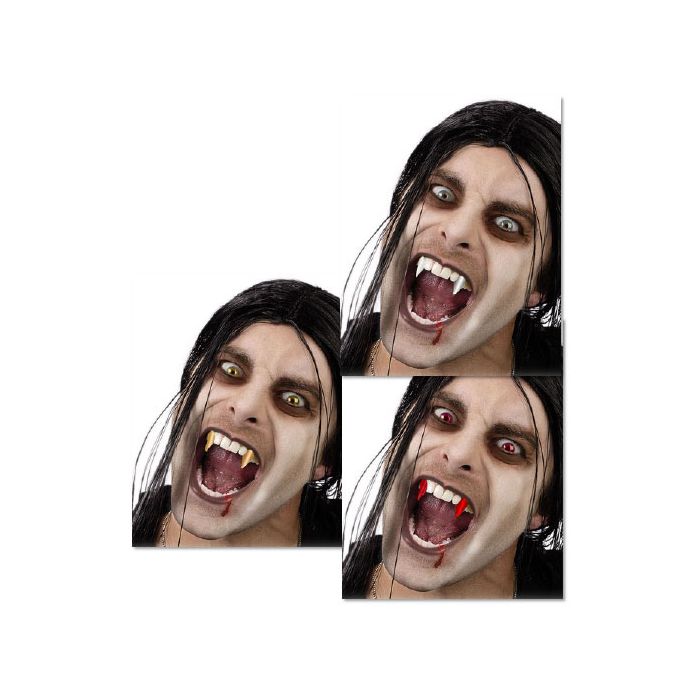 Retractable Metallic Vampire Teeth