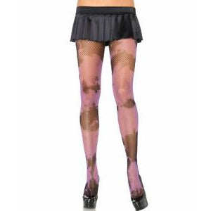Fishnet Tie Dye Pantyhose