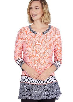 Blouse Coral Multi - Ruby Rd