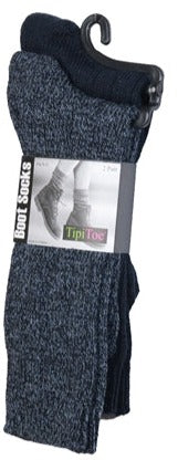 Women's 2-Pack Ribbed Boot Socks