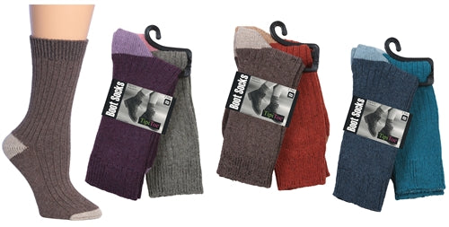 Women's 2-Pack Wool Boot Socks