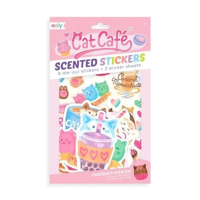 Scented scratch stickers