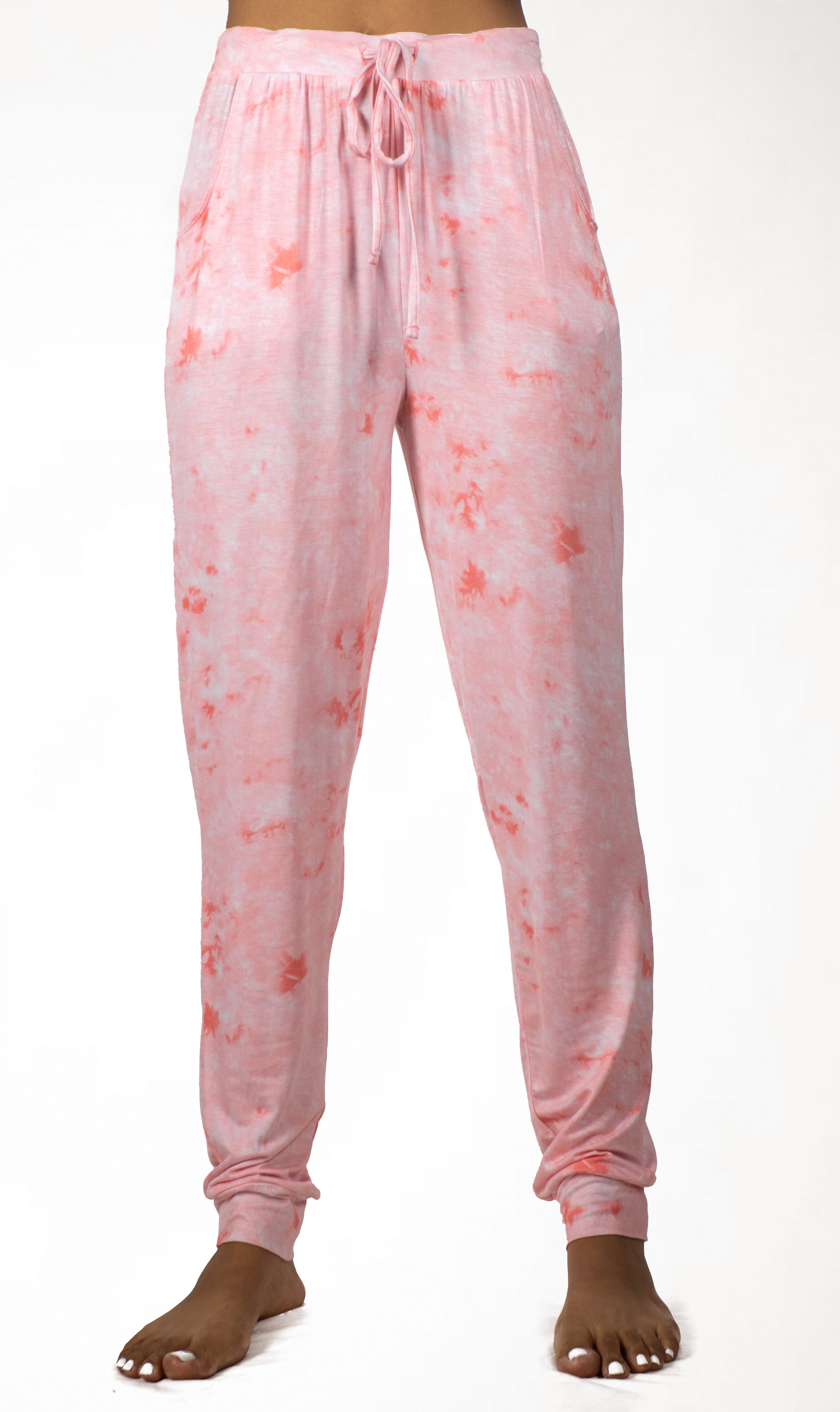 Tie-Dye Pocket Joggers Pink