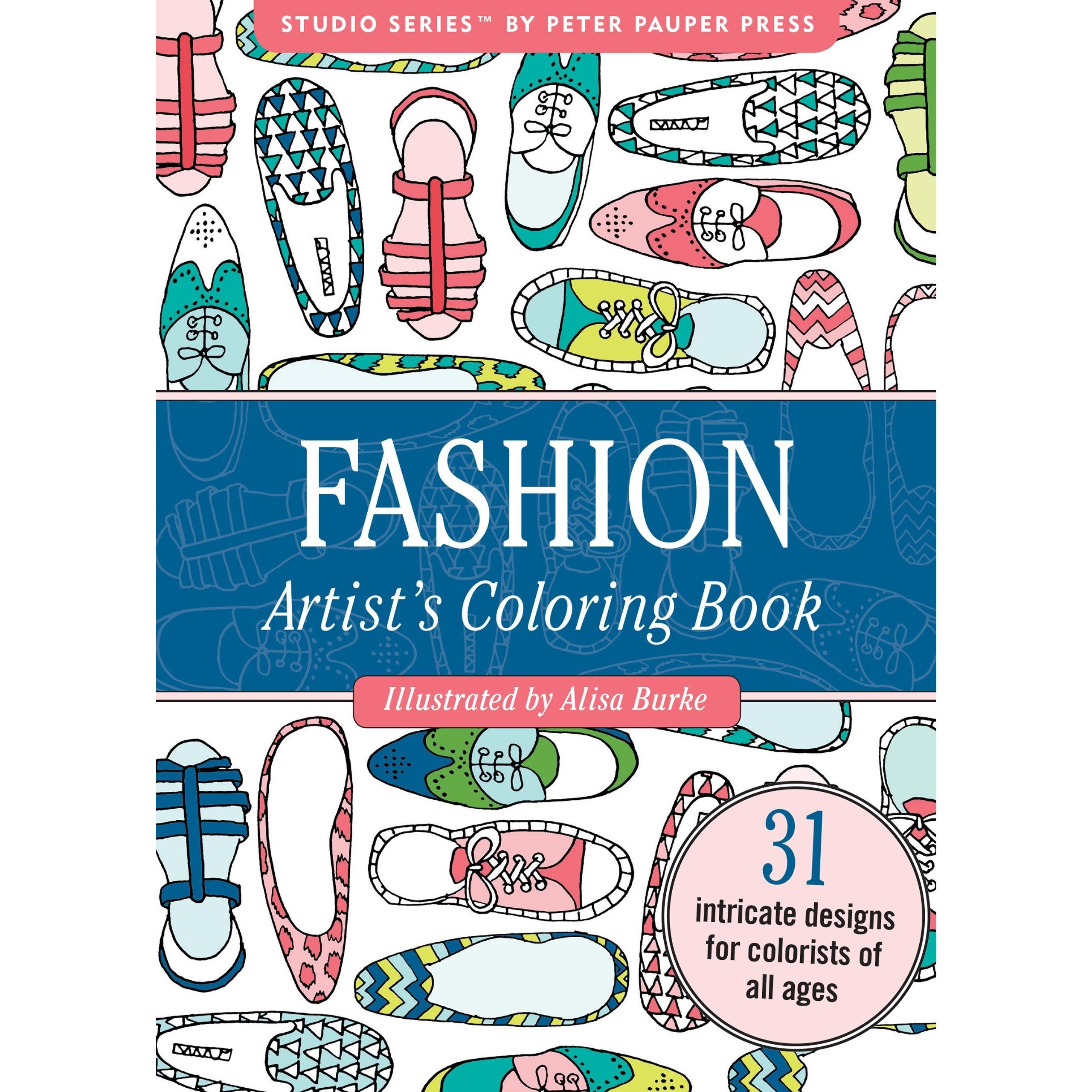 COLORING BOOK FASHION 5" X 7"