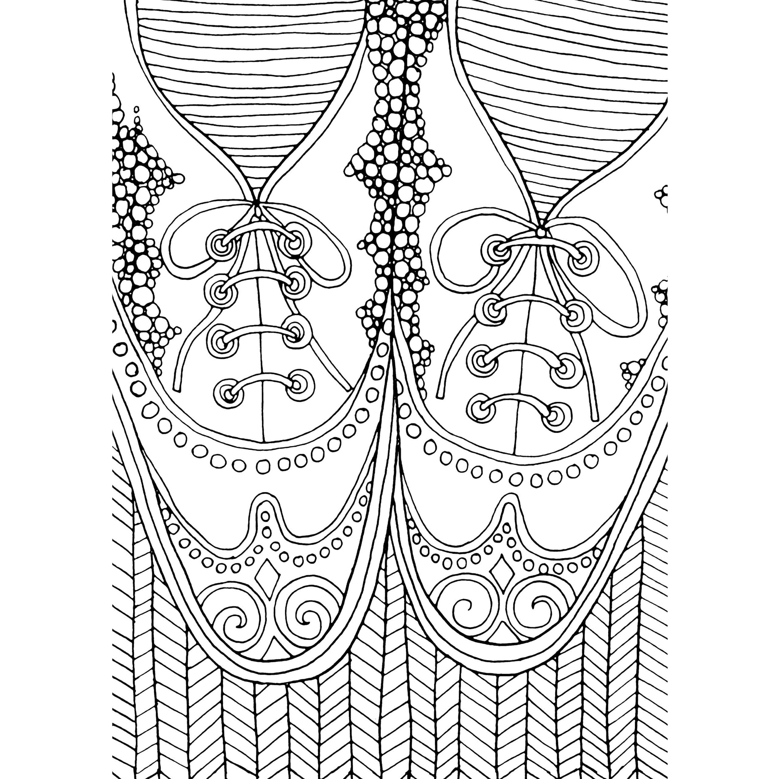 COLORING BOOK FASHION 5" X 7"