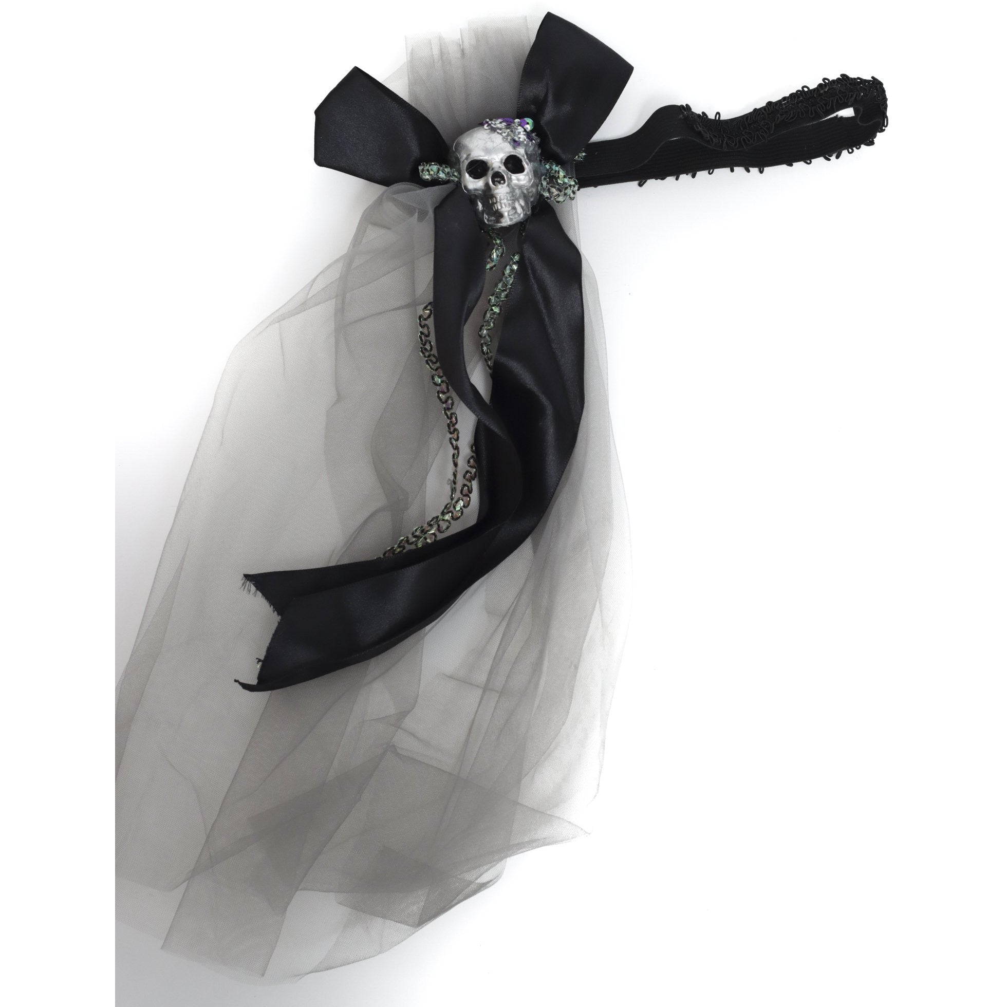 SKULL & RIBBON HEADBAND