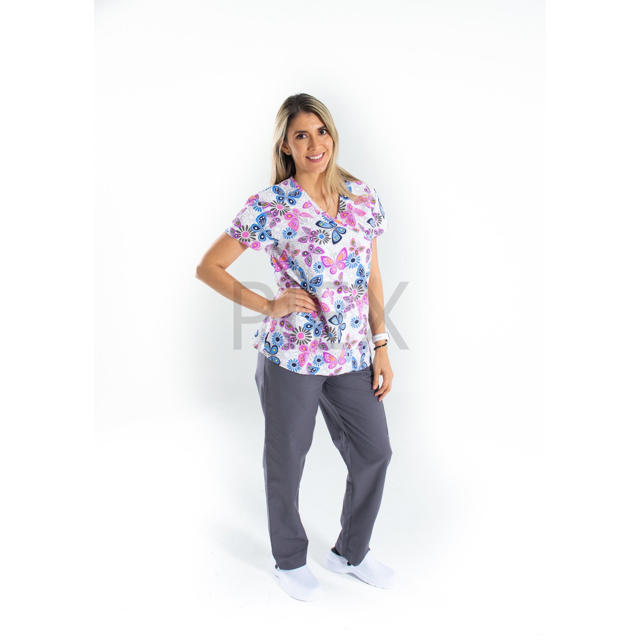 Mariposas Azul y Rosada