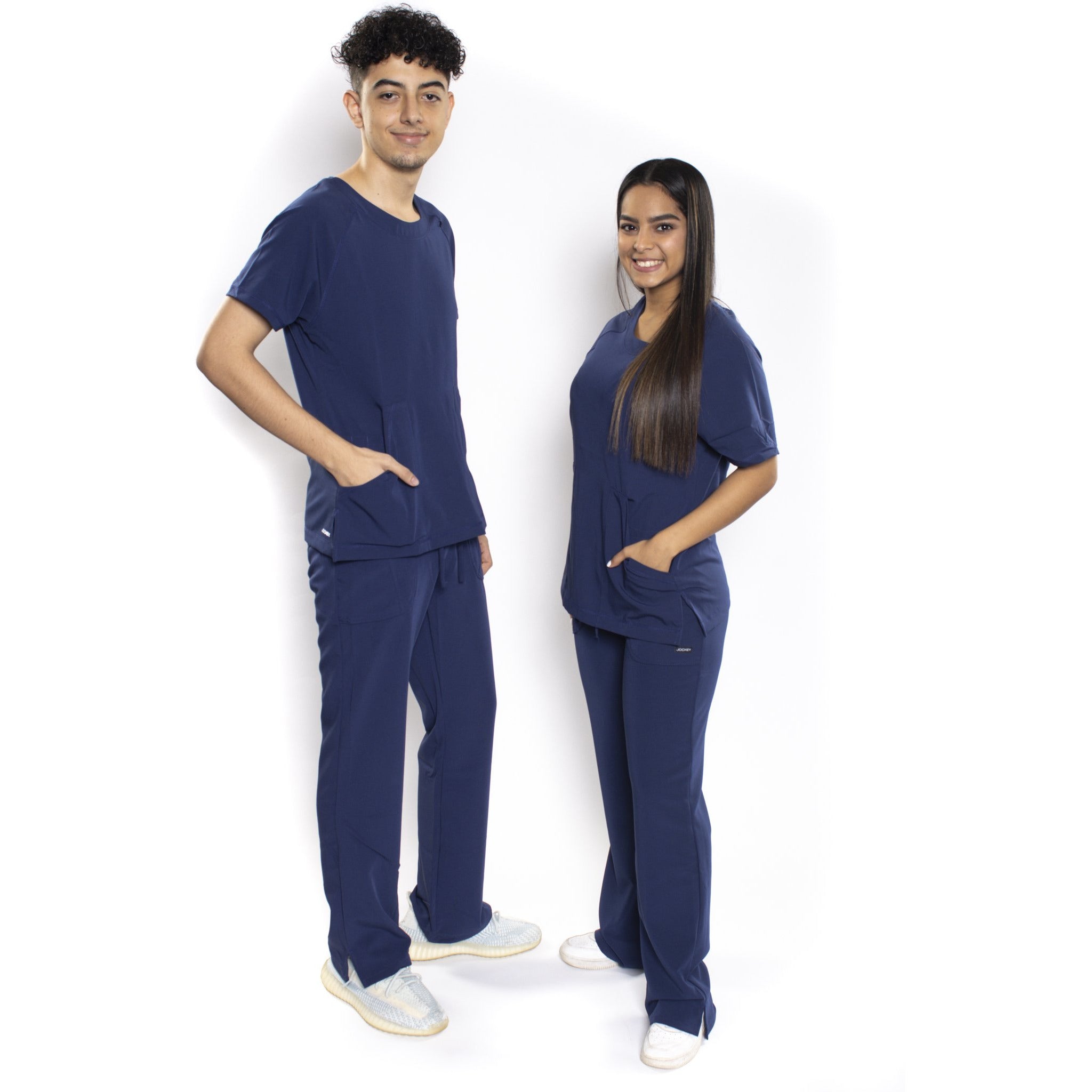 Uniforme Jockey Cuello Circular Azul Marino
