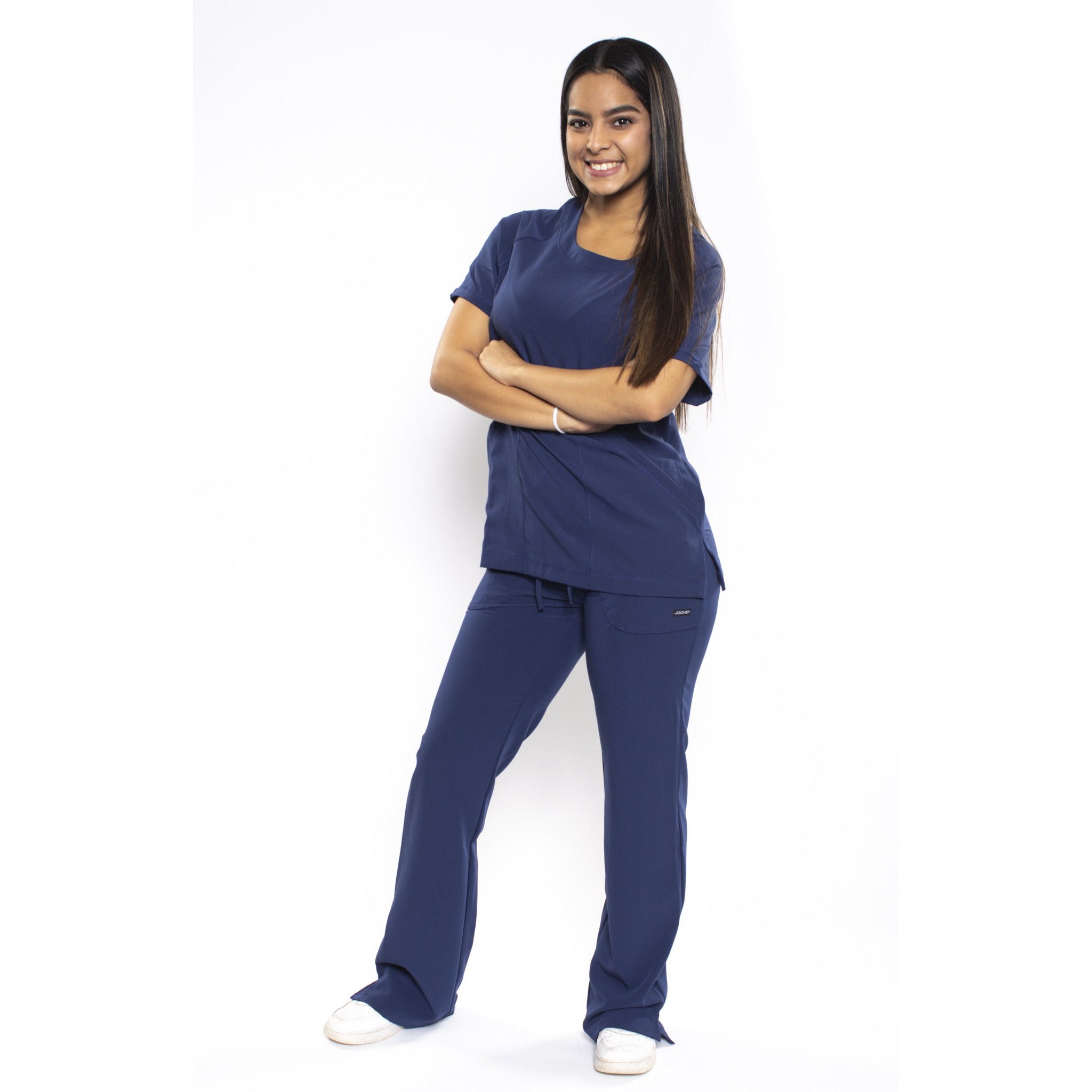 Uniforme Jockey Cuello Circular Azul Marino