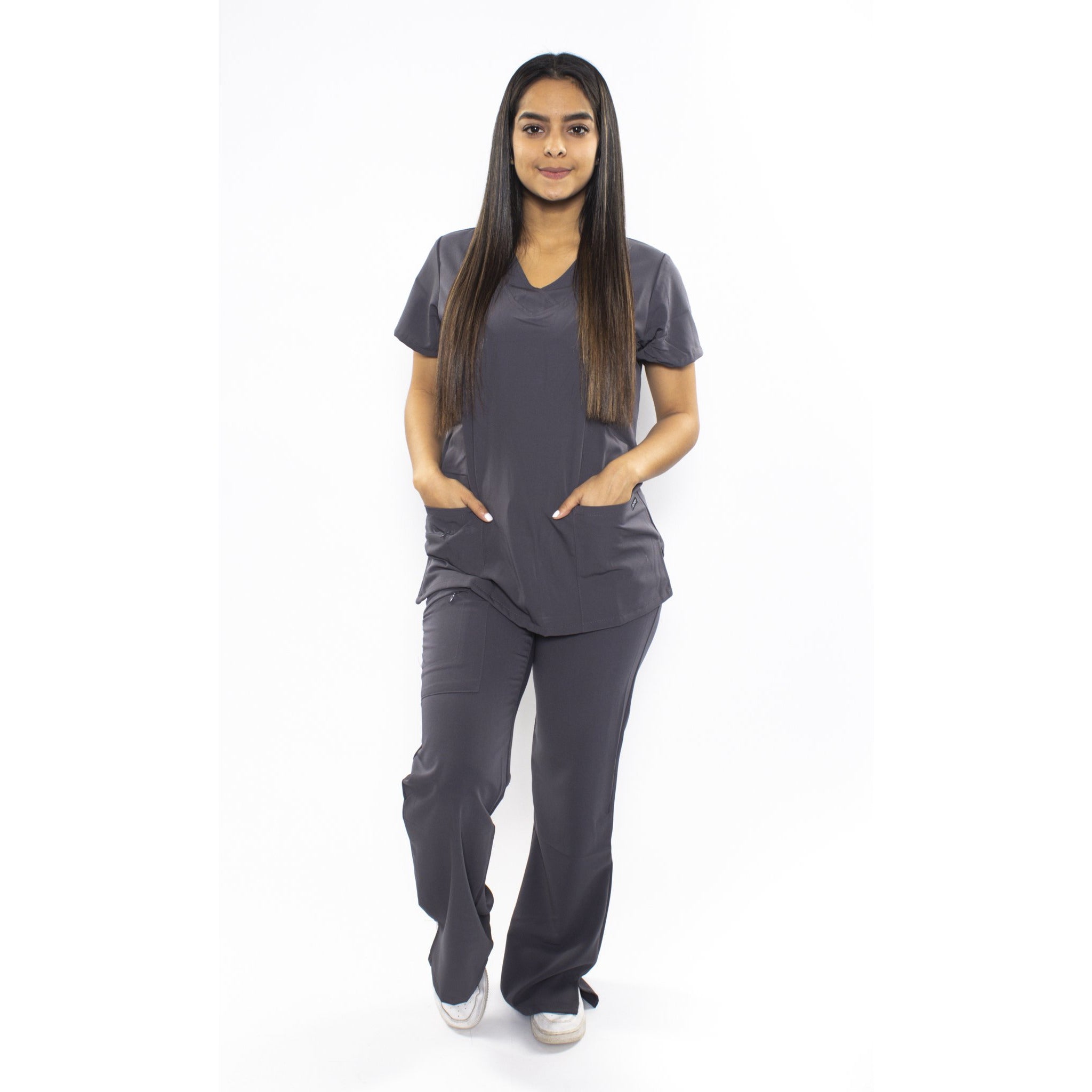 Uniforme Jockey Gris Oscuro