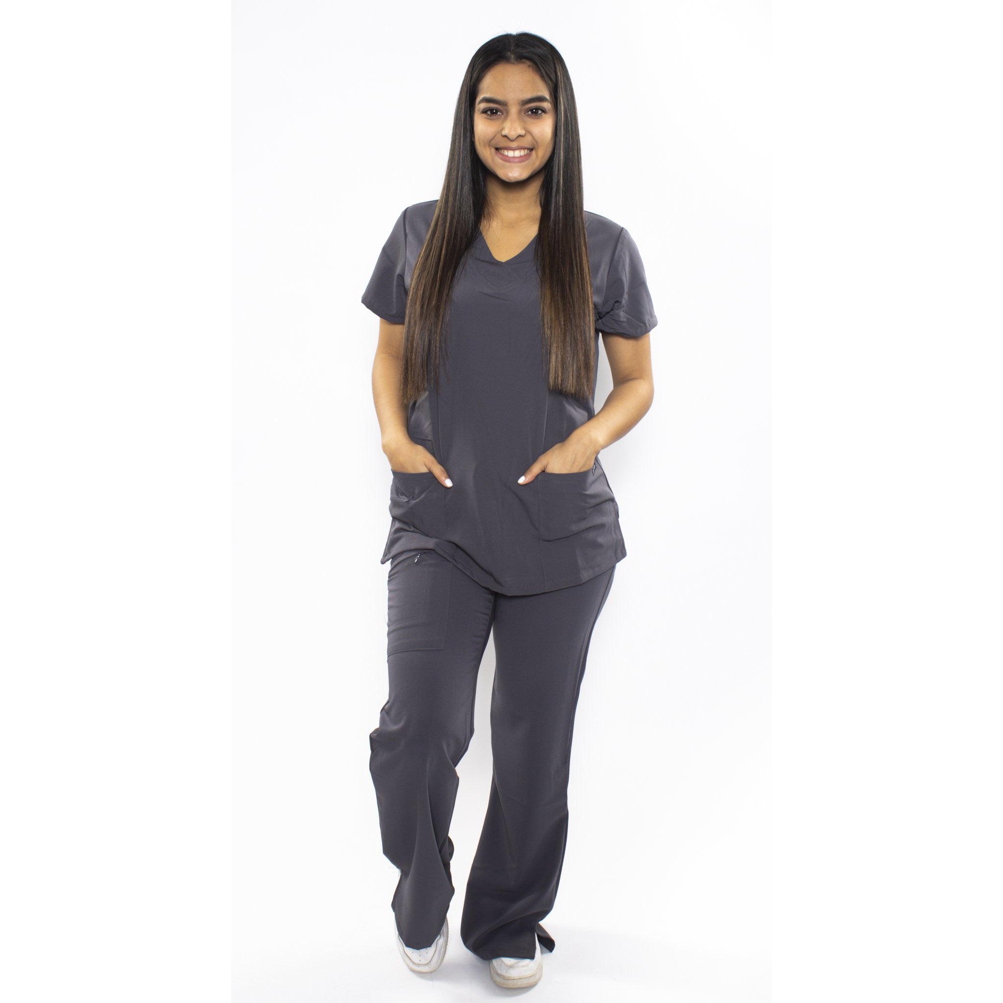 Uniforme Jockey Gris Oscuro