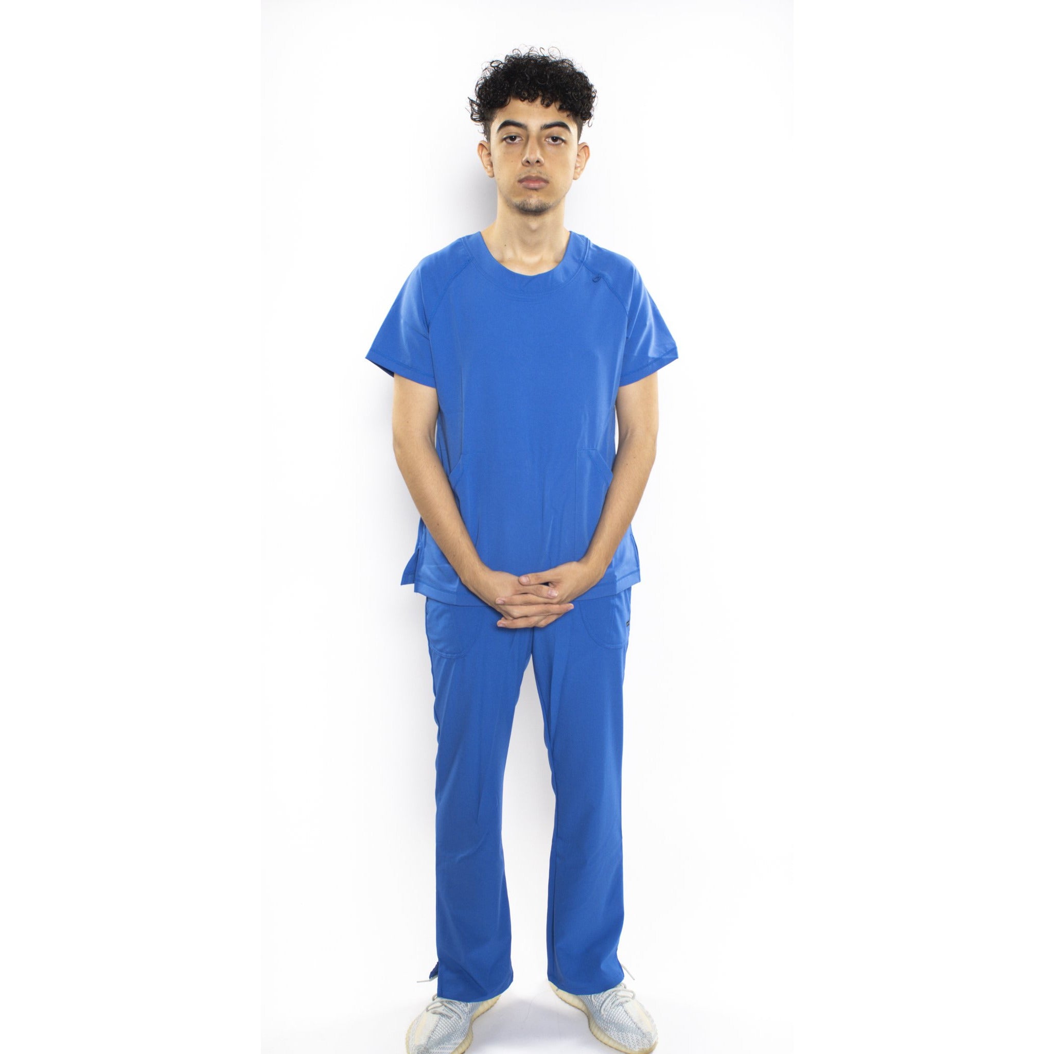 Uniforme Jockey Cuello Circular Azul