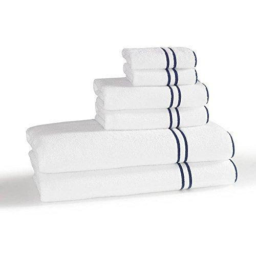 BRODERIE BLACK/WHITE TOWELS