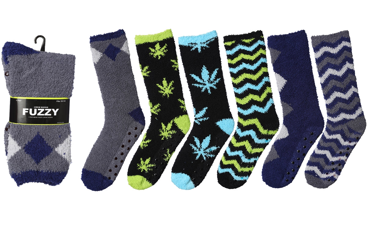 Men Fuzzy Skid-Proof Socks