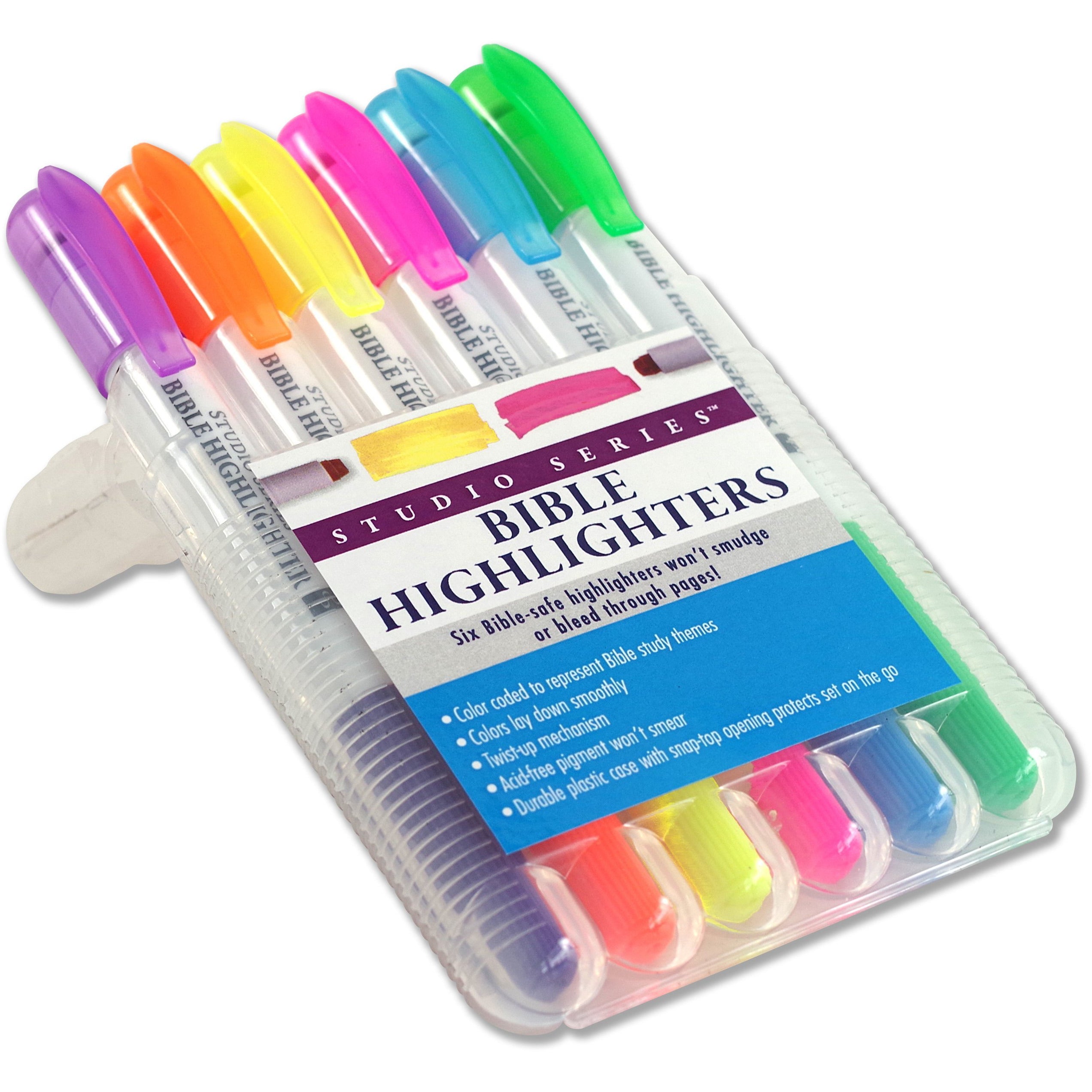 6 BIBLE HIGHLIGHTERS