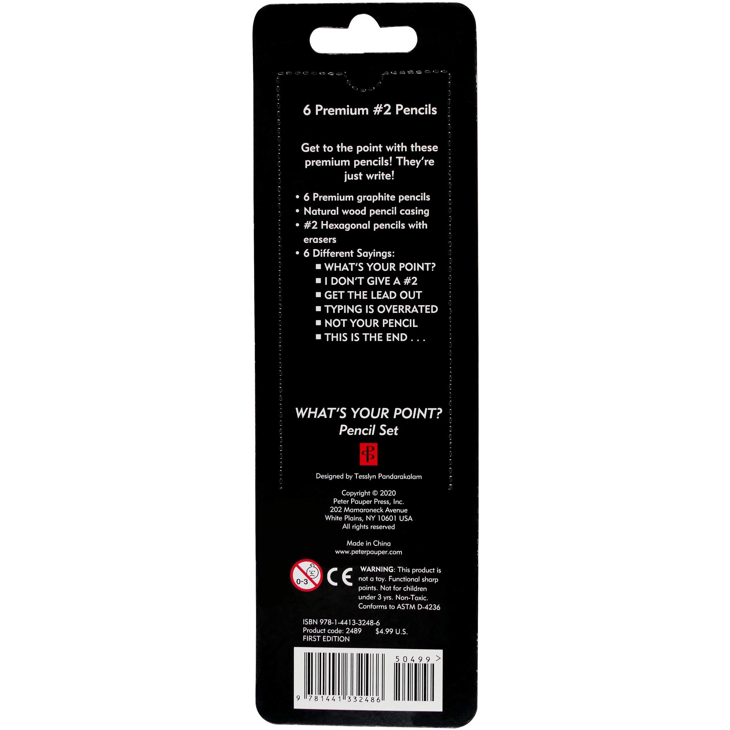 6 PREMIUM No 2 PENCILS