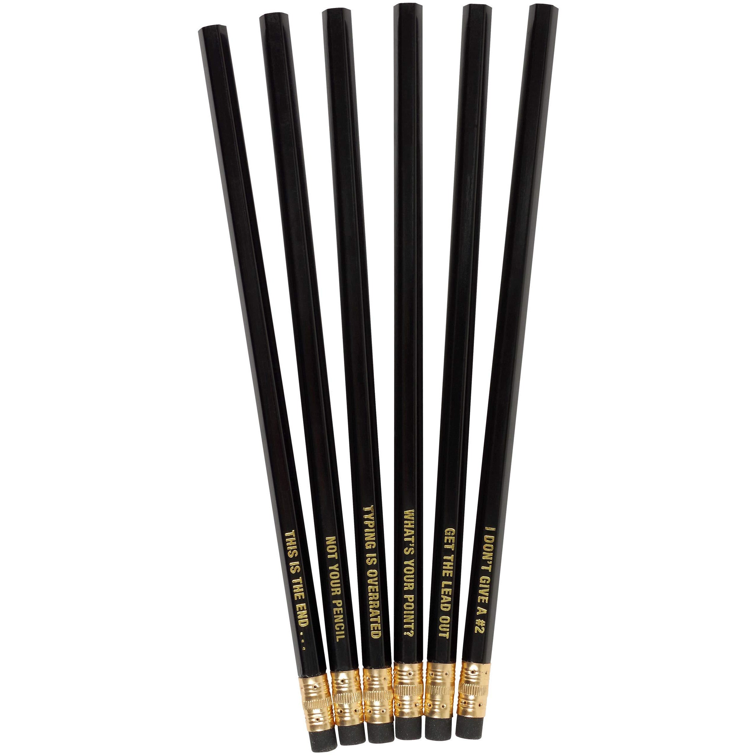 6 PREMIUM No 2 PENCILS